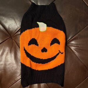 Pets Pumpkin Costume Sweater - Black and Orange New W/O Tag.